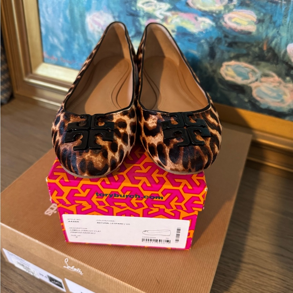 Tory Burch Animal Print Flats